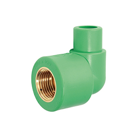 H130 — 90° dirsek bağlantı parçası, dişi vida ve erkek füzyon kaynak bağlantılı