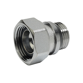 P15TG — Vanalar ve geri dönüş vanaları için krom kaplamalı sızdırmaz pirinç rakor