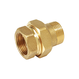 R18SP — 3 parçalı düz bağlantı parçası, sıhhi tesisat ve gaz sistemleri için