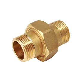 R20 — 3 parçalı düz bağlantı parçası, sıhhi tesisat ve gaz sistemleri için