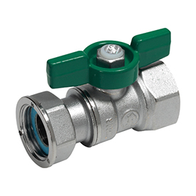 R251WP — Küresel vana, somun ve contalı dişi-dişi bağlantılı