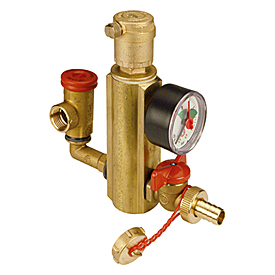 R554E — Kapalı ısıtma sistemleri için emniyet ünitesi