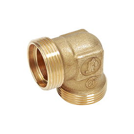 R561R — 90° dirsek bağlantı parçası, döşeme adaptörü bağlantılı