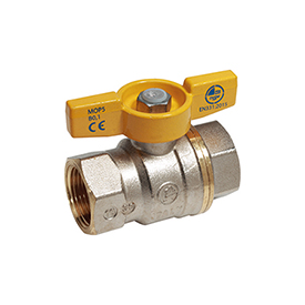 R731G — Küresel vana, dişi-dişi bağlantılı, EN331:2015 onaylı