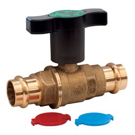 R851VT — Küresel vana, sıkma bağlantılı