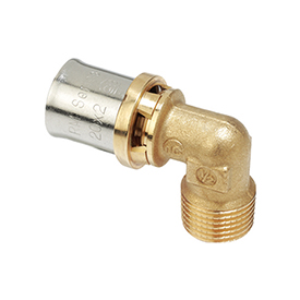 RM127 — 90° dirsek bağlantı parçası, erkek vidalı