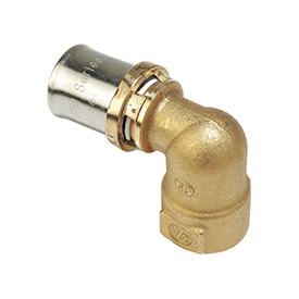 RM129 — 90° dirsek bağlantı parçası, dişi vidalı