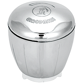 T450C — Termostatik opsiyonlu havlupan vanaları için parlak krom kaplamalı volanlar